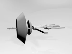 우주 수송 01 3D 모델