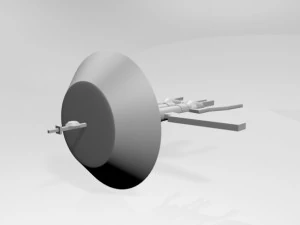 우주 수송 01 3D 모델