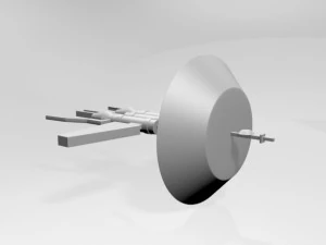 우주 수송 01 3D 모델