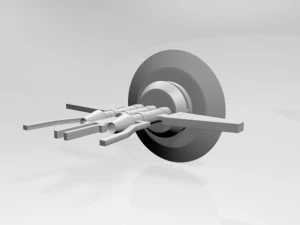 우주 수송 01 3D 모델