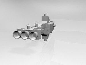 space cruiser 01 Model 3D