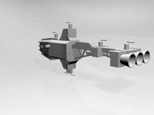 space cruiser 01 Model 3D