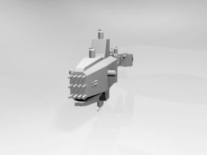 Space cruiser 01 3D Model