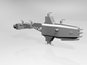 space cruiser 01 Model 3D