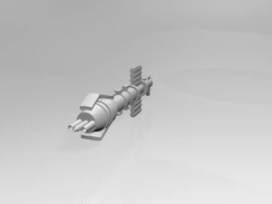 penghancur ruang angkasa 01 Model 3D