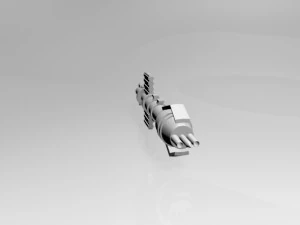 penghancur ruang angkasa 01 Model 3D