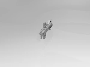 penghancur ruang angkasa 01 Model 3D