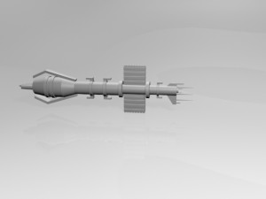 space destroyer 01 3D-Modell