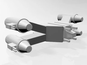 Space fighter 01 3D Model