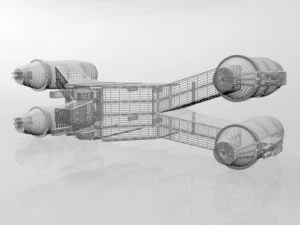 Space fighter 01 3D Model