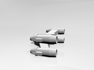 Space fighter 01 3D Model