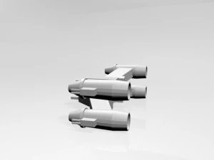 Space fighter 01 3D Model