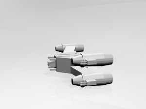 Space fighter 01 3D Model
