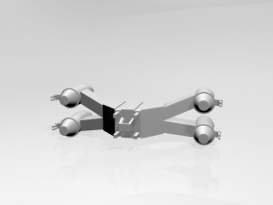 Space fighter 01 3D Model