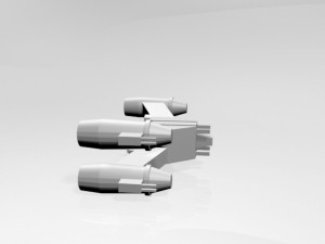 Space fighter 01 3D Model