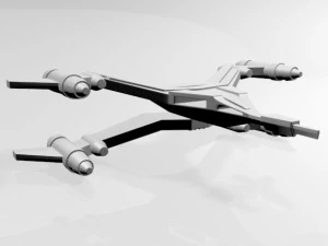 宇宙戦闘機02 3Dモデル