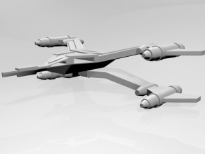 space fighter 02 3D 모델