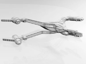 Space fighter 02 3D Model