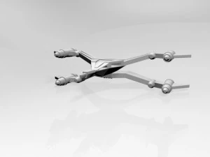 Space fighter 02 3D Model
