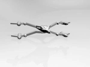 Space fighter 02 3D Model