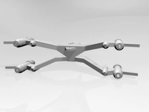 Space fighter 02 3D Model