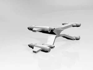 Space fighter 02 3D Model