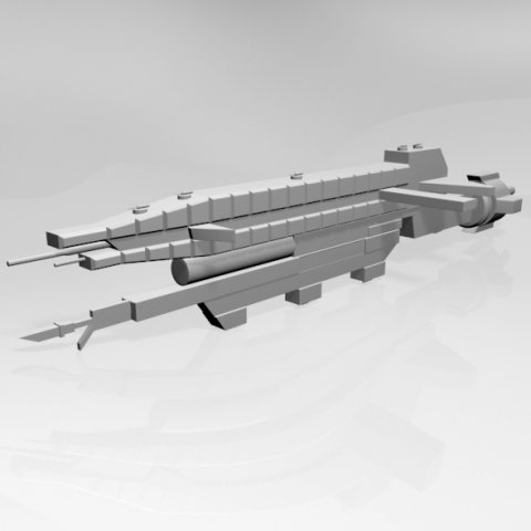space destroyer 02 Modelo 3D .c4d .max .obj .3ds .fbx .stl .blend 
