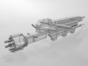 space destroyer 02 Modelo 3D