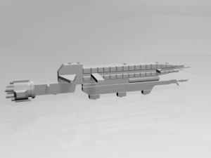 space destroyer 02 Modelo 3D