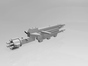 космический разрушитель 02 3D Модель