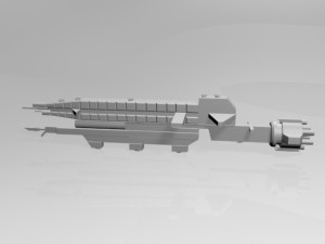 space destroyer 02 Modelo 3D