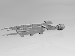 space destroyer 02 Modelo 3D