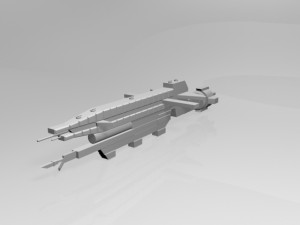 space destroyer 02 Modelo 3D