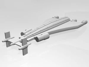 宇宙輸送02 3Dモデル