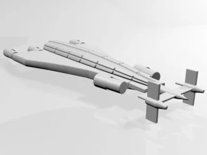 Space transport 02 3D Model