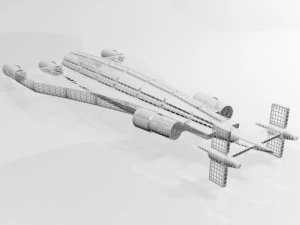 Space transport 02 3D Model