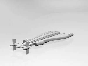 Space transport 02 3D Model