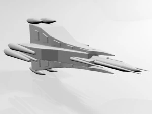Space fighter 03 3D Model