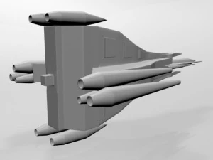 Space fighter 03 3D Model