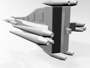 Space fighter 03 3D Model