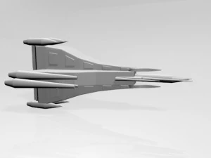 Space fighter 03 3D Model
