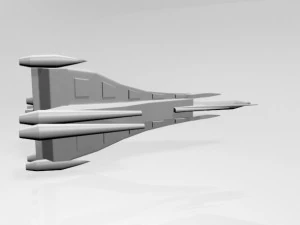 Space fighter 03 3D Model