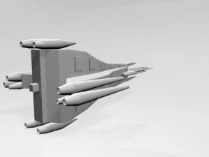 Space fighter 03 3D Model