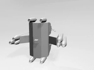 Space fighter 03 3D Model