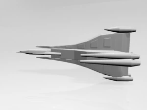 Space fighter 03 3D Model