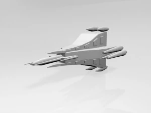 Space fighter 03 3D Model
