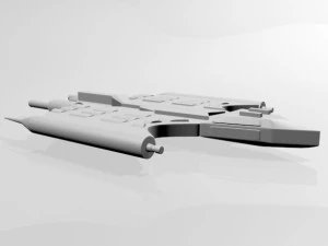 Space destroyer 03 3D Model