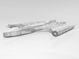 Space destroyer 03 3D Model