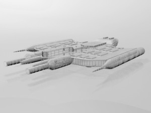 space destroyer 03 Model 3D