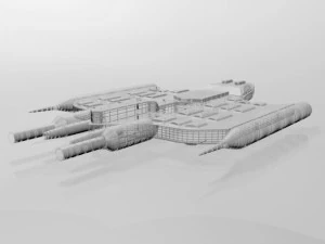 Space destroyer 03 3D Model